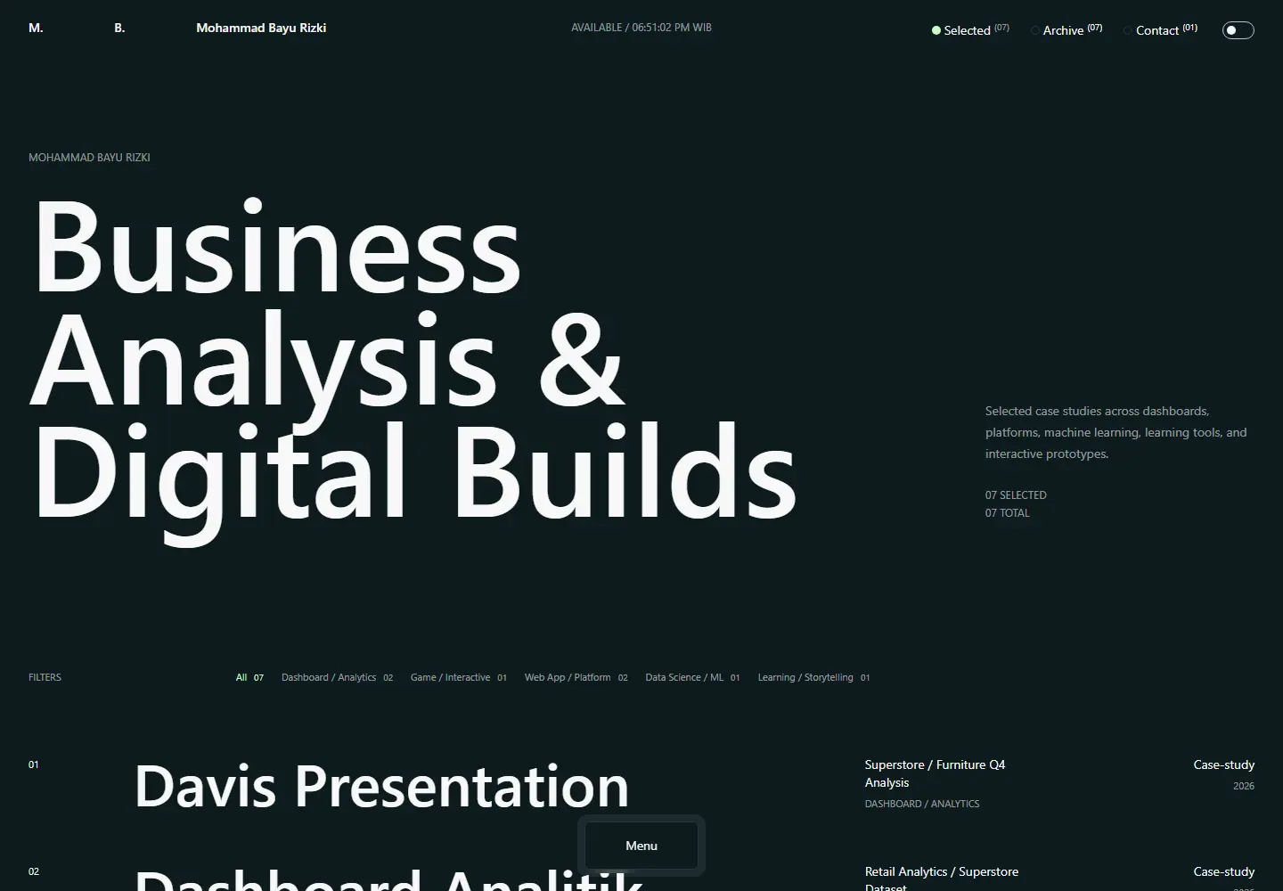 Current Portfolio System Client visual
